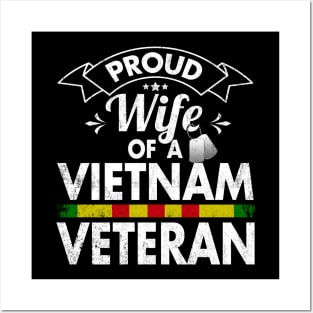 Proud Wife Of A Vietnam Veteran Posters and Art